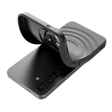 SKALO Samsung S25 Ripple Texture Suojakuori - Sininen