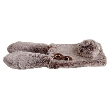 SKALO Samsung S25 3D Fluffy Bunny Suojakuori - Pinkki