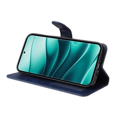 SKALO Xiaomi Redmi Note 14 Pro 5G PU-nahka Lompakkokotelo - Sininen