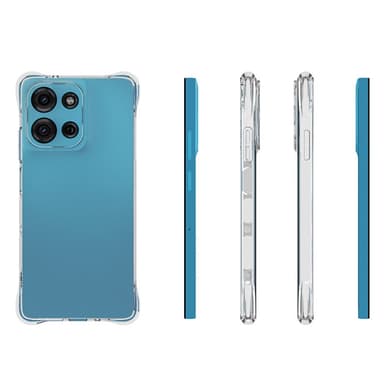 SKALO Motorola Moto G75 5G Extra strong TPU Suojakuori - Läpinäkyvä