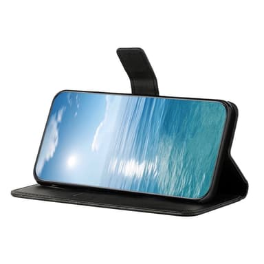 SKALO Xiaomi Redmi Note 14 5G PU-Nahka Lompakkokotelo - Musta