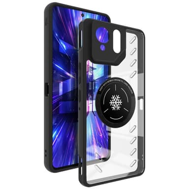 IMAK Asus ROG Phone 9 5G UX-9A Heat Dissipation Suojakuori - Musta