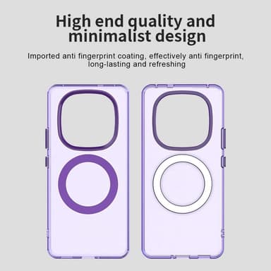SKALO Xiaomi Redmi Note 14 Pro+ 5G Candy Series Hybrid Suojakuori - Violetti