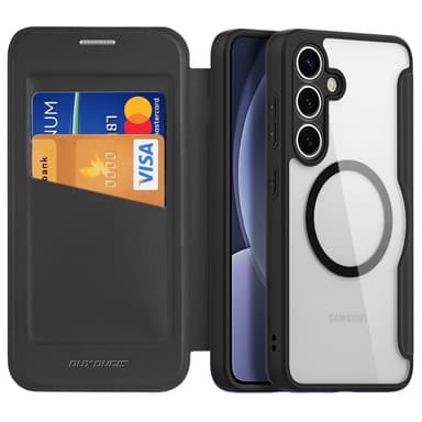 DUX DUCIS Samsung S25+ Skin X Pro Lompakkokotelo - Musta