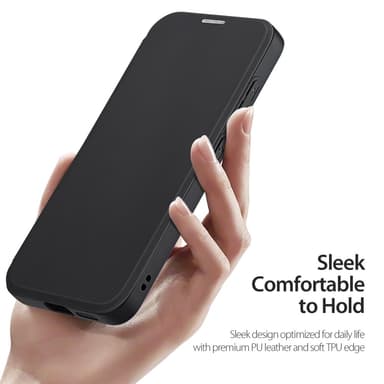 DUX DUCIS Samsung S25+ Skin X Pro Lompakkokotelo - Musta