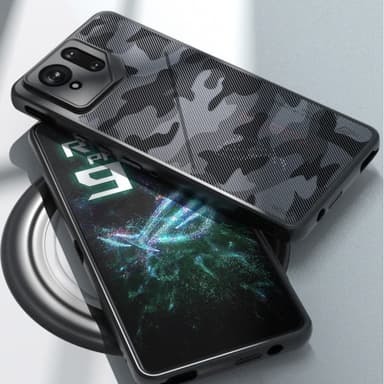 SKALO Asus ROG Phone 9 5G IBMRS Heavy Duty Shockproof Suojakuori - Musta