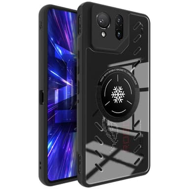 IMAK Asus ROG Phone 9 5G UX-9A Heat Dissipation Suojakuori - Musta