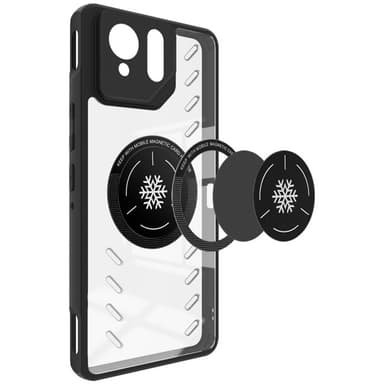 IMAK Asus ROG Phone 9 5G UX-9A Heat Dissipation Suojakuori - Musta