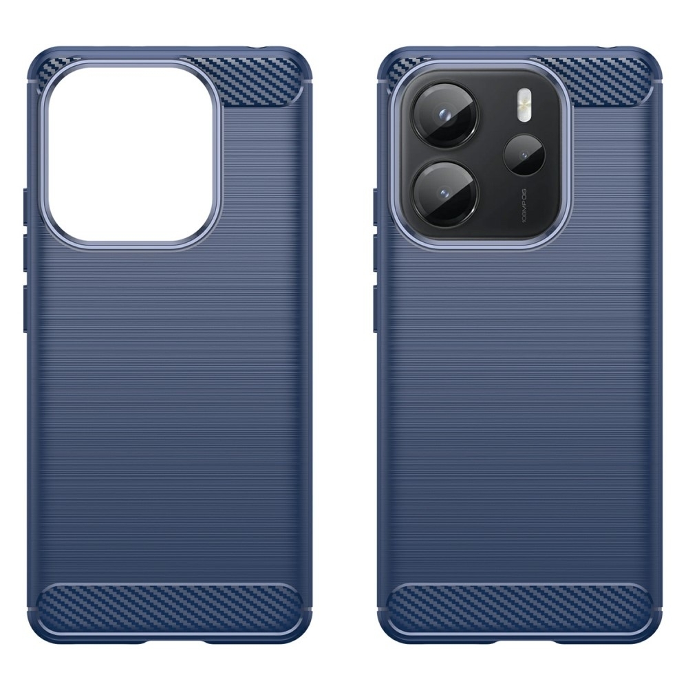 SKALO Xiaomi Redmi Note 14 4G Armor Carbon Suojakuori - Sininen