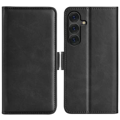 SKALO Samsung S25 Premium ID Lompakkokotelo - Musta