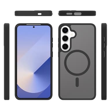 SKALO Samsung S25+ Skin-touch Hybrid Suojakuori - Pinkki
