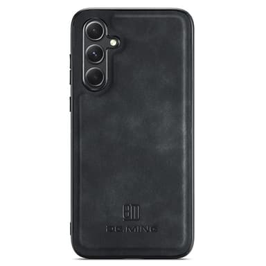 DG MING Samsung S25 Premium PU-nahka Hybrid Suojakuori - Musta