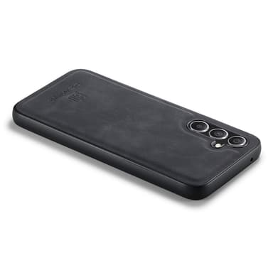 DG MING Samsung S25 Premium PU-nahka Hybrid Suojakuori - Musta