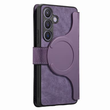 SKALO Samsung S25 CASENEO MW-03 Lompakkokotelo - Violetti