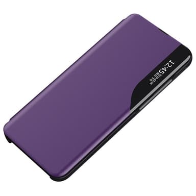 SKALO Samsung S25+ Clear View Window Kotelo - Violetti