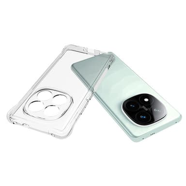 SKALO Xiaomi Redmi Note 14 Pro+ 5G Extra strong TPU Suojakuori - Läpinäkyvä