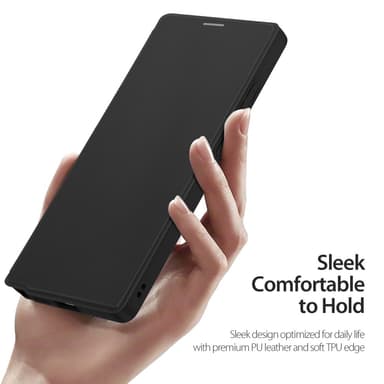 DUX DUCIS Samsung S25 Ultra Skin X Pro Lompakkokotelo - Musta