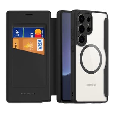 DUX DUCIS Samsung S25 Ultra Skin X Pro Lompakkokotelo - Musta