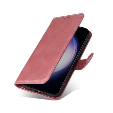 SKALO Samsung S25+ PU-nahka Lompakkokotelo - Pinkki