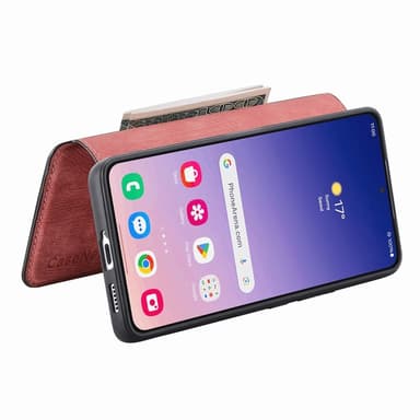 SKALO Samsung S25+ CASENEO MW-03 Lompakkokotelo - Pinkki