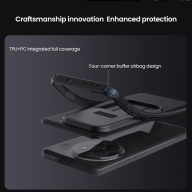NILLKIN OnePlus 13 CamShield Pro Series Suojakuori - Musta