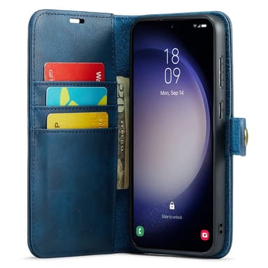 DG MING Samsung S25+ 2-in-1 Magneetti Lompakkokotelo - Sininen
