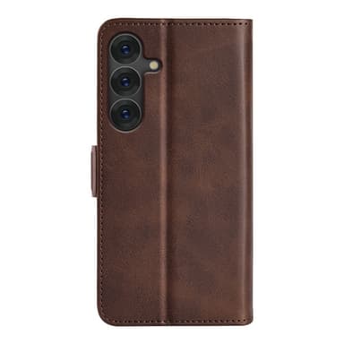 SKALO Samsung S25 Premium ID Lompakkokotelo - Ruskea