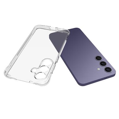 SKALO Samsung S25+ Extra strong TPU Suojakuori - Läpinäkyvä