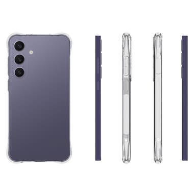 SKALO Samsung S25+ Extra strong TPU Suojakuori - Läpinäkyvä