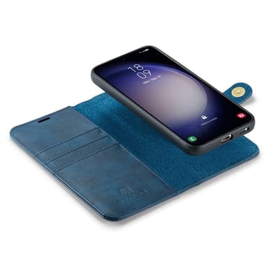 DG MING Samsung S25+ 2-in-1 Magneetti Lompakkokotelo - Sininen