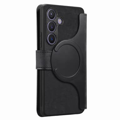 SKALO Samsung S25+ CASENEO MW-03 Lompakkokotelo - Musta