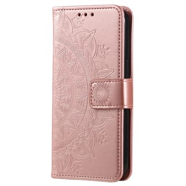 SKALO OnePlus 13R Mandala Lompakkokotelo - Ruusukulta