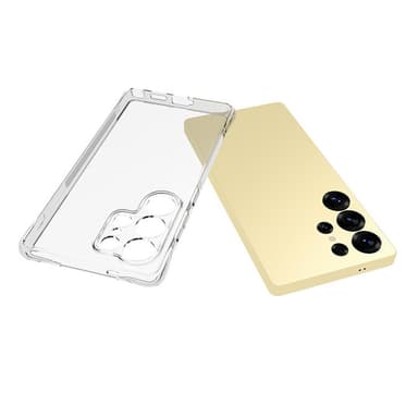 SKALO Samsung S25 Ultra Extra strong TPU Suojakuori - Läpinäkyvä