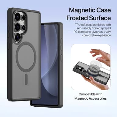 DUX DUCIS Samsung S25 Ultra Lawa Series Lompakkokotelo - Musta