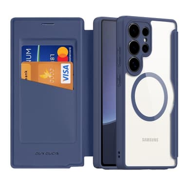 DUX DUCIS Samsung S25 Ultra Skin X Pro Lompakkokotelo - Sininen