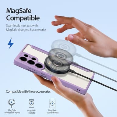 DUX DUCIS Samsung S25 Ultra Skin X Pro Lompakkokotelo - Violetti