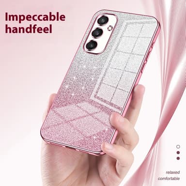 SKALO Samsung S25 Electroplating Glitter Suojakuori - Kulta