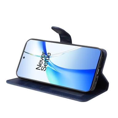 SKALO OnePlus 13R PU-nahka Lompakkokotelo - Sininen