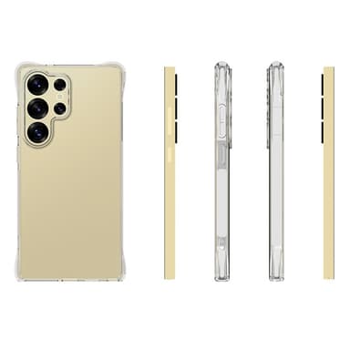 SKALO Samsung S25 Ultra Extra strong TPU Suojakuori - Läpinäkyvä