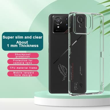 IMAK Asus ROG Phone 9 5G UX-5 Series Suojakuori - Läpinäkyvä