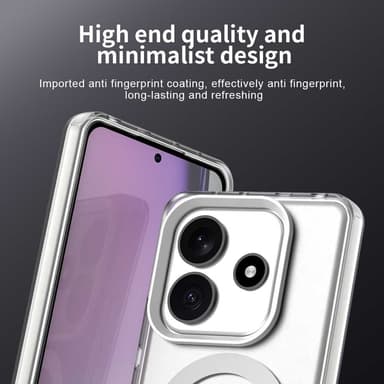 SKALO Xiaomi Redmi Note 14 5G Candy Series Hybrid Suojakuori - Valkoinen