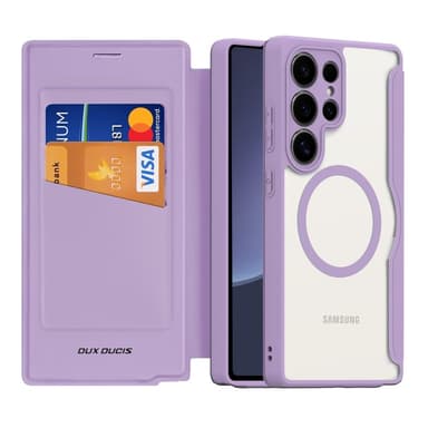 DUX DUCIS Samsung S25 Ultra Skin X Pro Lompakkokotelo - Violetti