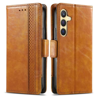SKALO Samsung S25 CASENEO 002 Premium Lompakkokotelo - Khaki