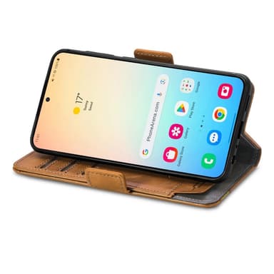 SKALO Samsung S25 CASENEO 002 Premium Lompakkokotelo - Khaki