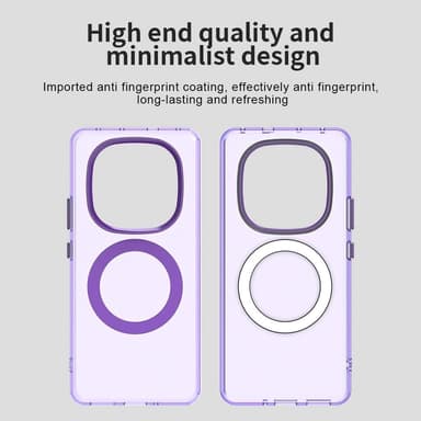SKALO Xiaomi Redmi Note 14 Pro 5G Candy Series Hybrid Suojakuori - Violetti