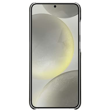 SKALO Samsung S25+ PU-Nahkainen Kortholderi Suojakuori - Musta