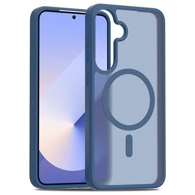 SKALO Samsung S25+ Skin-touch Hybrid Suojakuori - Sininen