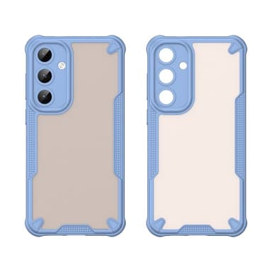 SKALO Samsung S25+ Armor Hybrid Frosted Suojakuori - Sininen