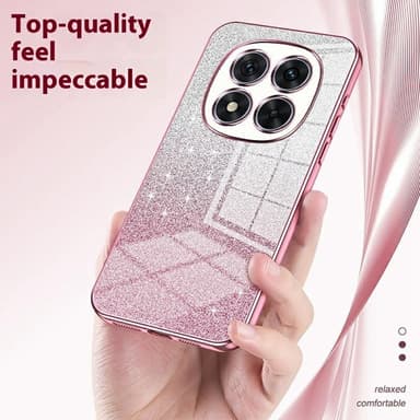 SKALO Xiaomi Redmi Note 14 Pro 5G Electroplating Glitter Suojakuori - Violetti