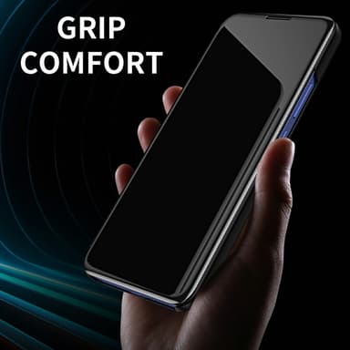 SKALO Xiaomi Redmi Note 14 5G Clear View Lompakkokotelo - Ruusukulta